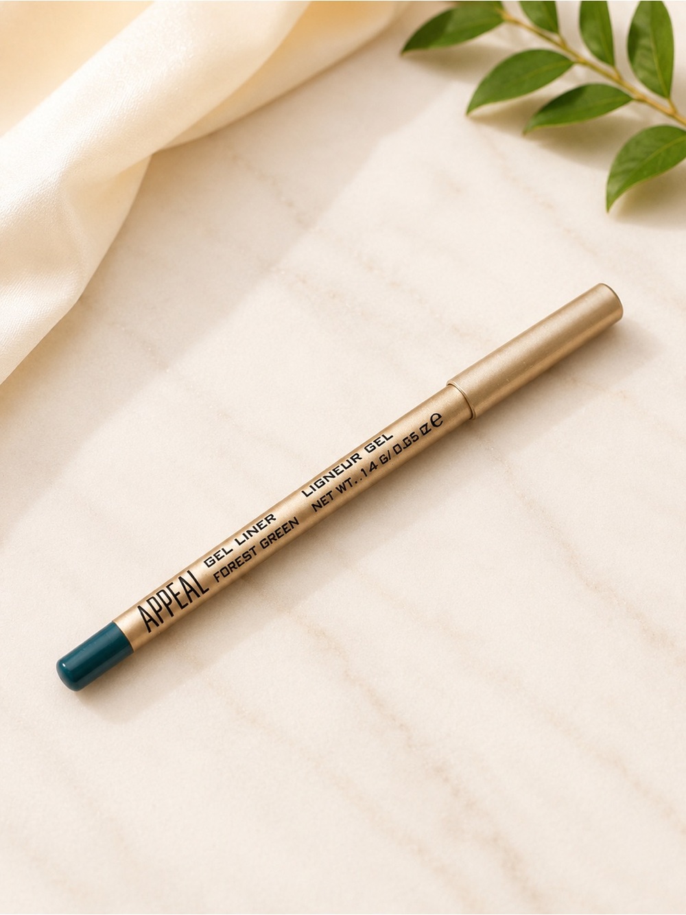 APPEAL Gel Eyeliner Pencil Forest Green Long-Wear Creamy Waterproof Eye Liner